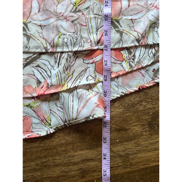 Lord & Taylor Context Pink Floral Sleeveless Round Neck Blouse Size 3X - Picture 8 of 8